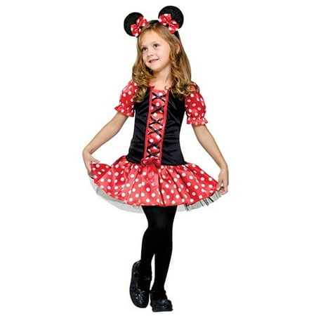 Little Miss Mouse Dress Costume Child Toddler (Best Outfit For Blacklight Party)