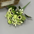 thumbnail image 3 of Artificial Chrysanthemum Flower Bouquet - Artificial Floral Branch Arrangement Table Centerpiece for Home Wedding Decor, 3 of 6