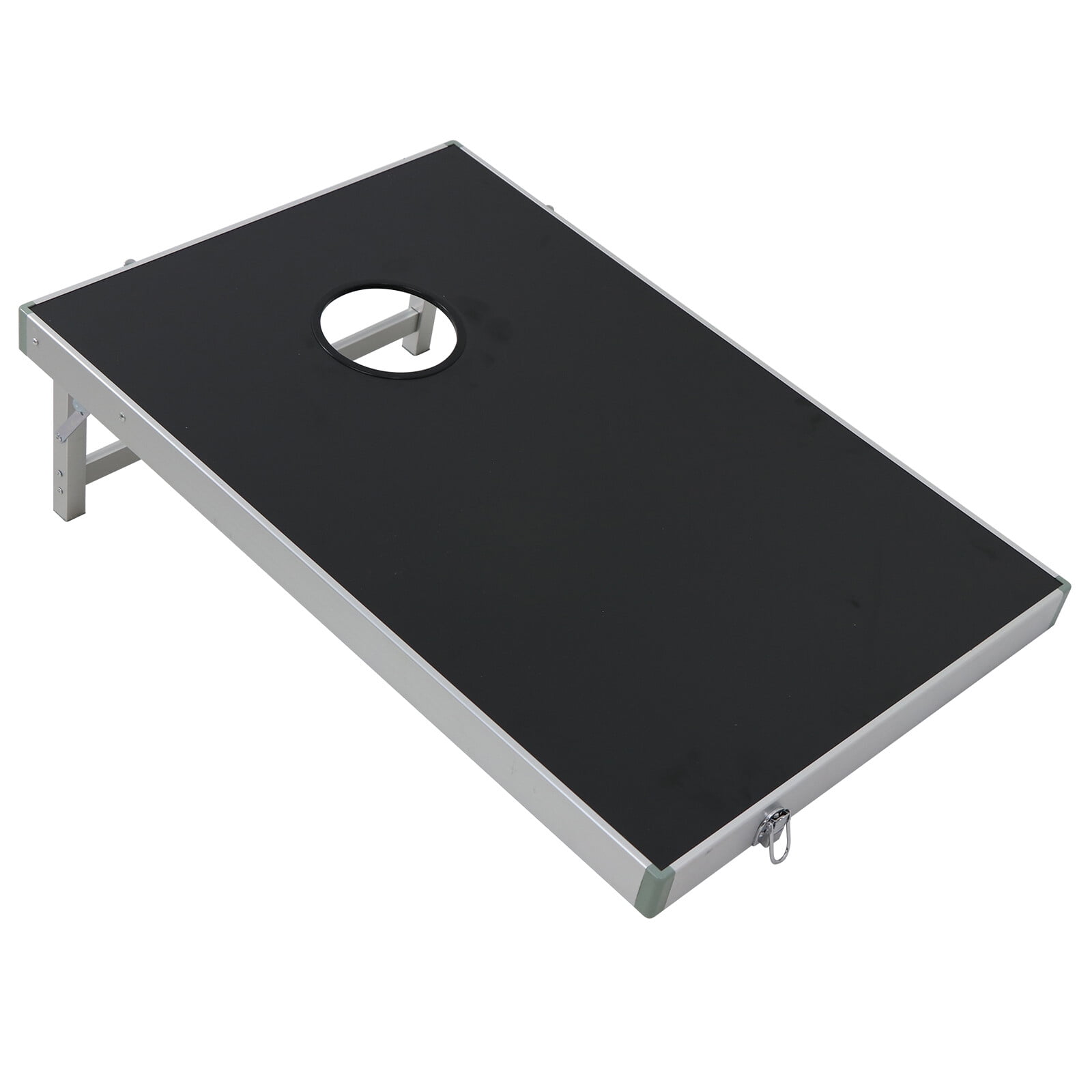 ZenSports 3FTx2FT Foldable Aluminum Cornhole Game Set Outdoor Bean Bag Toss W/Carry Case