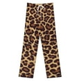 thumbnail image 3 of Animal Print Pajamas Leisure Trousers Soft Warm Sleepwear Bottoms Loose Retro Nightwear, 3 of 6