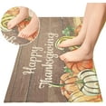 thumbnail image 2 of SKYSONIC Thanksgiving Pumpkins Soft Runner Rug Washable Non-Slip Room Rug Hallway Rug Runner for Entryway,Hallway,Bathroom,and Kitchen,39x20In, 2 of 7