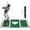 Green, variant on Sturdum Baseball & Softball Batting Mat with Home Plate, 6 x 4 ft Non-Slip Batter's Box Turf Mat for Hitting & Stance Training, Indoor/Outdoor Batting Cage Practice with Stakes & Carry Strap