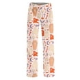 thumbnail image 4 of SJLDQY Child Girls Pants Wide Leg Baggy Pajama Pants for Girls Hallowmas Ghost Pumpkin Elastic Waist Kids Fall Loungewear Pj Homewear Trousers, 4 of 4
