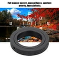 thumbnail image 3 of Adaptateur T2 pour Fixer la Caméra DSLR aux Objectifs, Télescopes et Microscopes. Contrôle Manuel, Manuel, Priorité à l'Ouverture, Compatible avec Tous les Objectifs à Monture T2,, 3 of 8