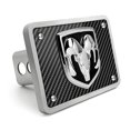 thumbnail image 2 of iPick Image pour RAM Logo 3D Billet Aluminium 2x2 Pouces Attelage RAM1500 RAM2500 (Fibre de Carbone), 2 of 4