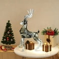 thumbnail image 4 of Ornement de Cerf en Résines comme des Rennes Ornement de Collection pour Décoration de Vacances, 4 of 7