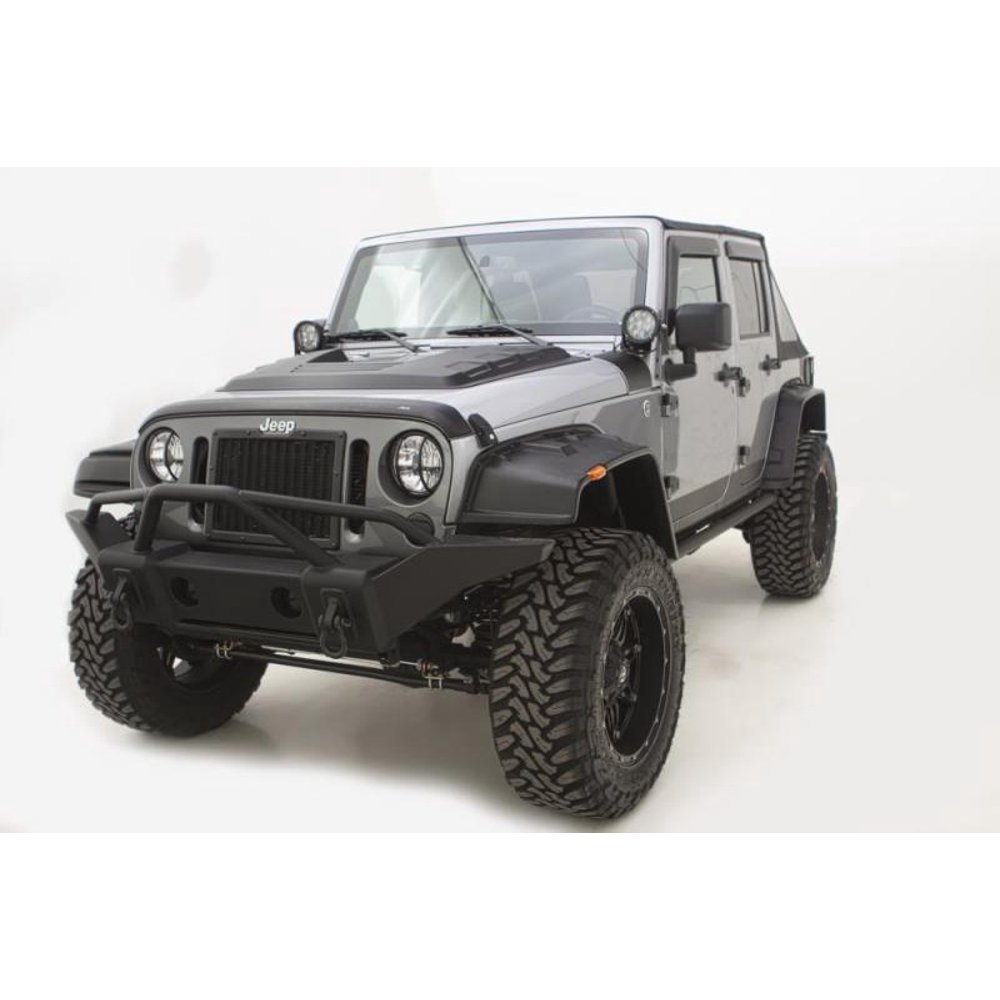 AVS 0718 Jeep Wrangler (2 Door) Ventvisor & Aeroskin Deflector Combo