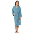 thumbnail image 3 of TowelSelections Women's Soft Plush Robe Fleece Kimono Spa Bathrobe Small/Medium Angel Falls, 3 of 6