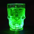 thumbnail image 4 of Clear Skull Head Liquid Activated LED Light Mug Luminescent Cup Halloween Party Supply, 4 of 6