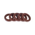 thumbnail image 1 of Sello de aceite universal Unique Bargains TC de doble labio con resorte de acero, anillo de sello para eje rotativo 26x38x7mm, caucho FKM de alta presión, marrón, 5 piezas, 1 of 7
