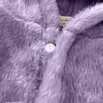 thumbnail image 5 of Gibobby Toddler Boys Girls Kids Hooded Bathrobe,Soft Flannel Loungewear Robe with Adjustable Tie,Cartoon Print,for Toddlers to Kids 18 Month 2T 3T 4T 5T 6T Little Kids Pajamas,Purple,Size 10-12T, 5 of 5