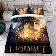 thumbnail image 4 of Hobbit Conjunto de sábanas temático, trío de piezas, cómodo y amigable con la piel, diseño único, regalo de decoración para el hogar para familiares, amigos y fans,135cm *200cm, 4 of 6