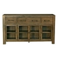 thumbnail image 2 of A-America Anacortes 4 Door Solid Wood Server in Salvage Mahogany, 2 of 4