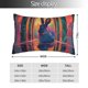 thumbnail image 2 of Fotbe Neon Rabbit In Archway Funda de Almohada Decorativa Estilo Occidental, Lujo en Algodón, Fundas para Almohadas King, Cojín Estampado para Decoración del Hogar-16"x24", 2 of 6