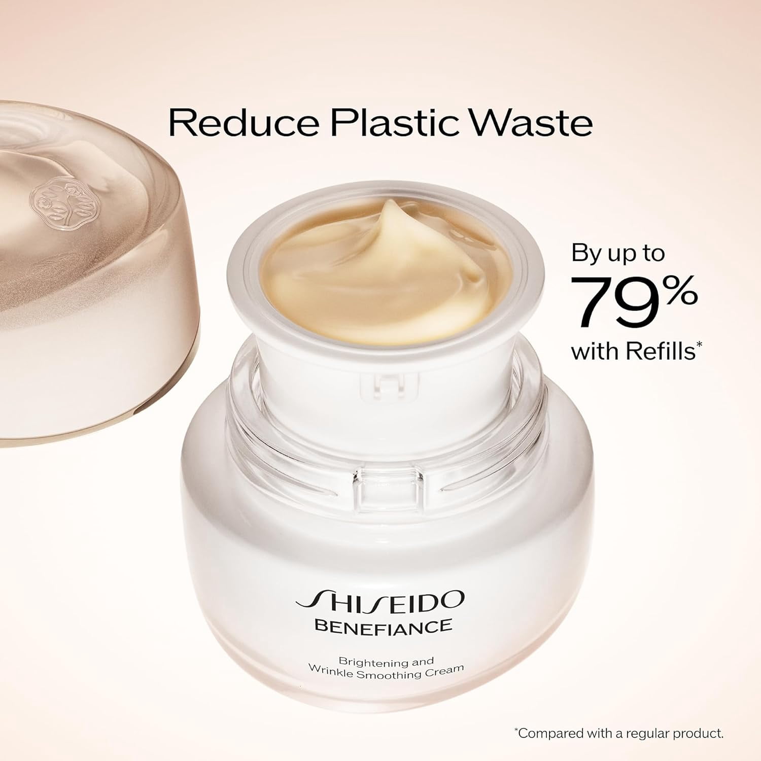 Shiseido Benefiance Brightening and Wrinkle Smoothing Cream 50mL - Moisturizer Visibly Improves Dark Spots & Wrinkles with Plant-Based Retinol - 24HR Hydration - Non-Comedogenic, All Skin Types
