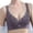 Dark Purple, variant on ZNQHFRE Wireless Minimizer Full Coverage Bra for Women Thin Cup Side Smoothing Underwear Light Purple 34C
