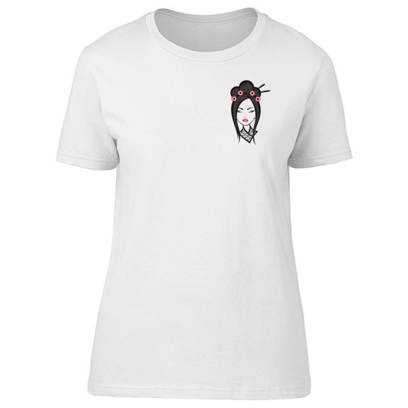 Cute Elegant Japanese Lady Tee Women's -Image by Shutterstock