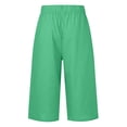 thumbnail image 4 of SIYUDAN Women Pants Women Casual Pants GreenAdult Trousers For Women Womens Comfy Work Pants Wide Leg Pants Womens Capris For Summer, 4 of 4