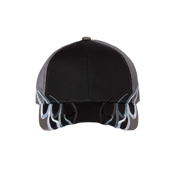 Outdoor Cap Flame Mesh-Back Cap