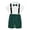 Dark Green, variant on REDARER Boys Summer Short Sleeved Shirt Suspenders Shorts Bow Tie 4PC Children Performance Suit,3-4 Years