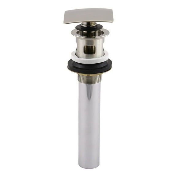Delta 72175-SS Square Push Pop-Up with Overflow, Stainless