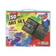 thumbnail image 4 of Fiudx Set de Arte de 150 Piezas: Rotuladores de Acuarela, Lápices de Colores, Crayones, Pinceles, Bloc de Dibujo, Materiales Multiusos, Estuche de Plástico Portátil, Ideal para Proyectos Creativos, I, 4 of 4