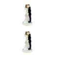 thumbnail image 2 of Matsuzay Decoración de tartas para novia, novio, casarse, estatuilla, herramienta de decoración de boda divertida, soporte para manualidades, Tipo E 2Conjunto, 2 of 6