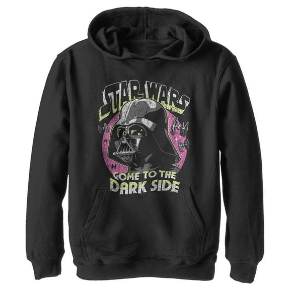 Boy's Star Wars: A New Hope Come To The Dark Side Pull Over Hoodie Black X Large