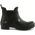 thumbnail image 2 of Joules Wellibob Women's Gold Dog Print Chelsea Ankle Boot In Black Size 9, 2 of 6