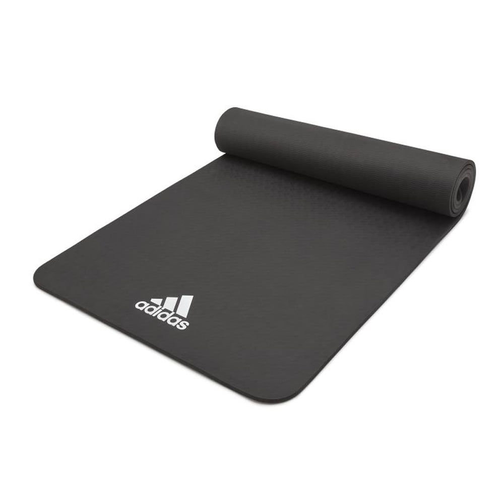 Adidas 69 x 24 Exercise Slip Resistant Fitness Yoga Mat 8mm Thick Black Walmart