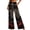 Red, variant on Women's Halloween Pants - Gothic Print Wide Leg Pants for Women with Pockets Loose Fit