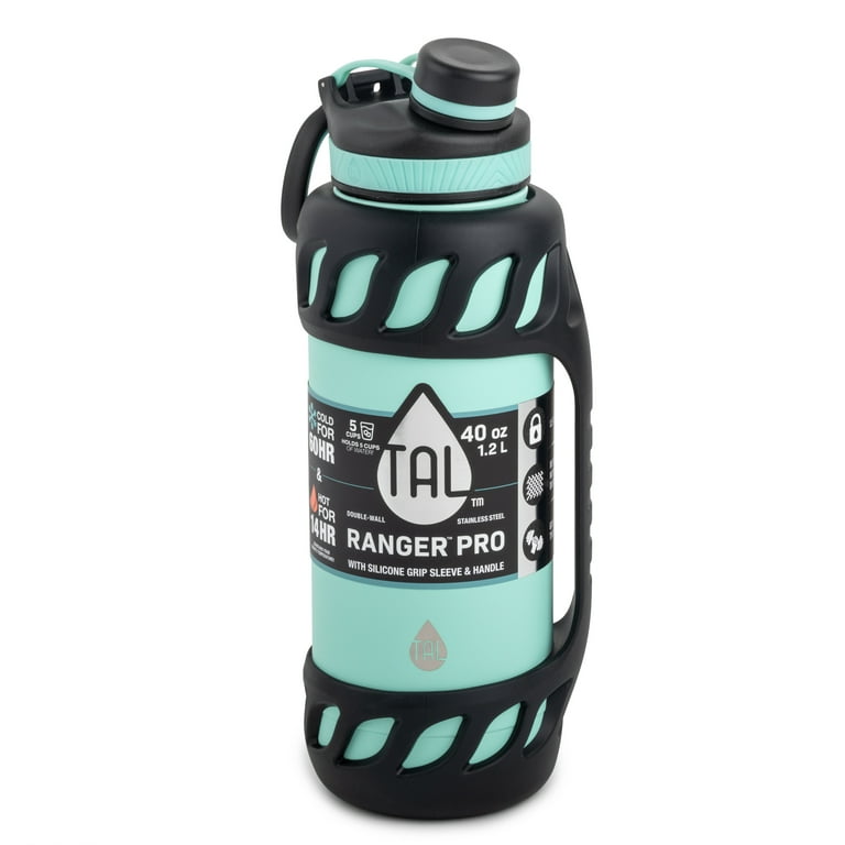  TAL Water Bottle Double Wall Insulated Stainless Steel Ranger  Pro - 40 oz - MINT (MINT) : Sports & Outdoors