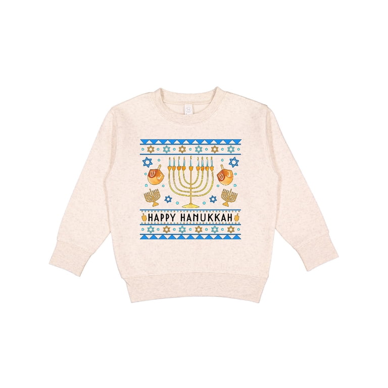 Happy Hanukkah Toddler Sweatshirt photo 1