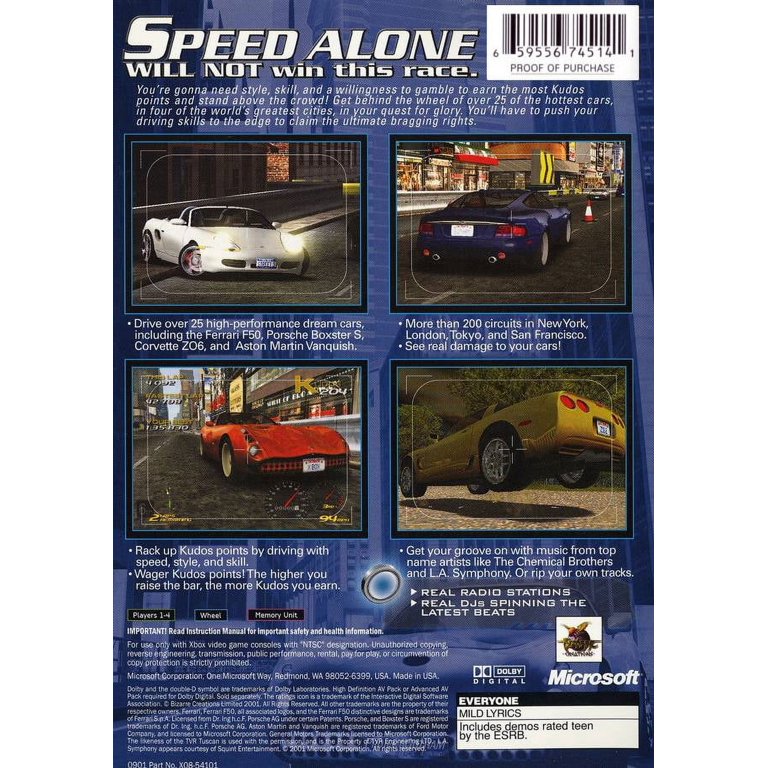 Project Gotham Racing - Xbox - DVD - English - Walmart.com