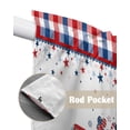 thumbnail image 6 of Swag Curtains, Independence Day Trcuk Load Gonmes Rod Pocket Kitchen Curtains Valances Tier Curtains Swag Valance Curtains for Bedroom Living Room 28" x 36", 2 Panels, 6 of 6