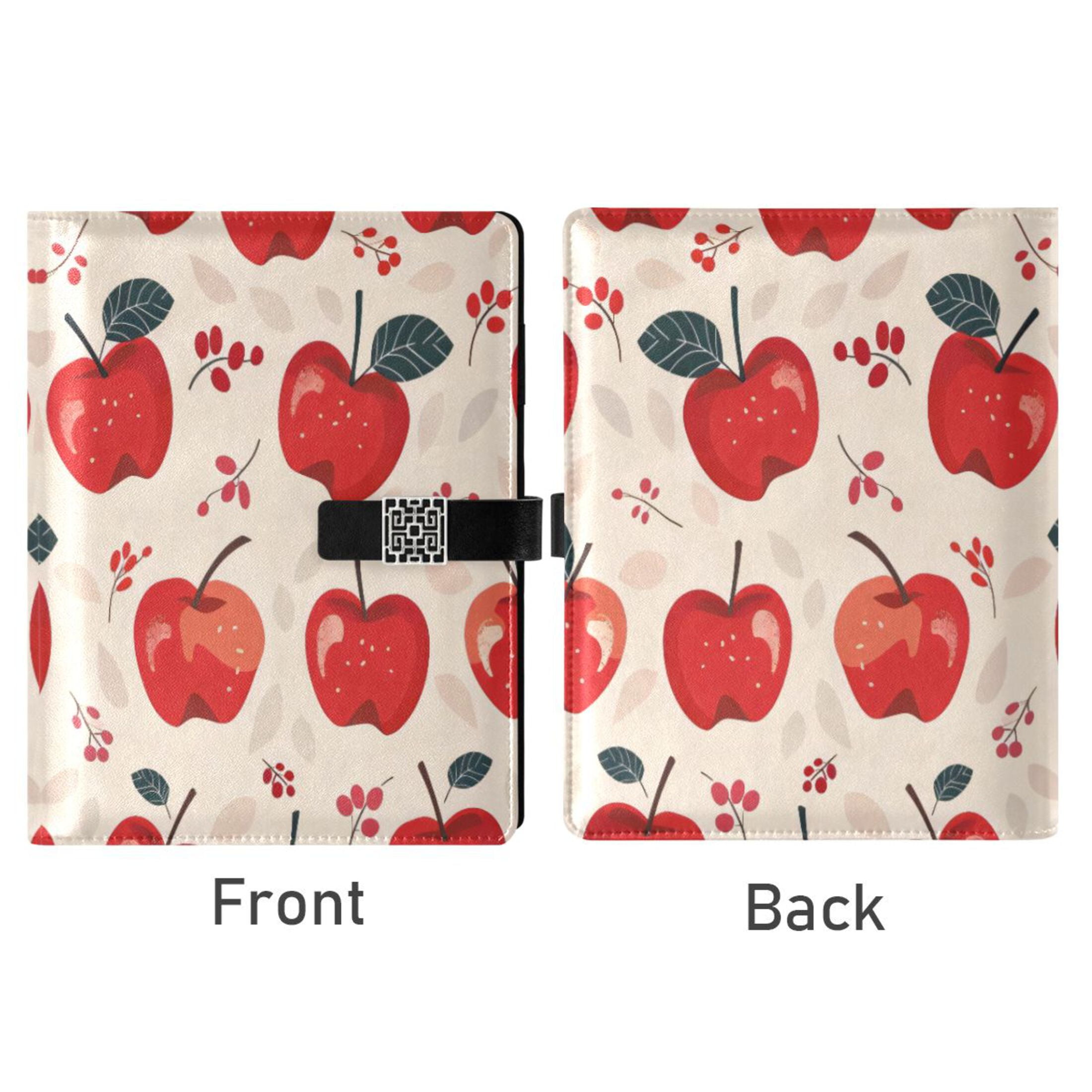 Leather Planner Leather Notebook Notebook Journal Binder Design Pen Pocket Design Convenient for Storage Apple