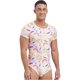 thumbnail image 3 of Mono Sexy de manga corta con botones en la entrepierna para hombre, pijama, mono con estampado de dibujos animados, ropa de dormir, traje de baño, 3 of 5