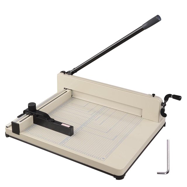 Yescom A3 400 Sheets Paper Cutter Heavy Duty 17" Blade Large Industrial Guillotine Cutting Cardstock Trimmer