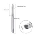 thumbnail image 2 of Unique Bargains M5 x 0.8 Left Hand High Speed Steel Machine 3 Straight Flutes Thread Tap, 2 of 6