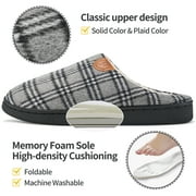 Ecetana Slippers for Women Warm Memory Foam Fuzzy Slippers Non Slip Womens House Shoes
