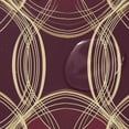 thumbnail image 4 of Yayeee Shower Curtain with Hooks 72"x72" Waterproof Fabric Bathroom Hanging Decor, Gold Abstract Pattern, 4 of 5