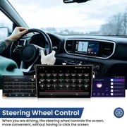Dmzosmd 9 For Toyota Corolla 2009-2013 Android Car Stereo Radio 2GB+32GB GPS Navigation, Bluetooth, WiFi, CarPlay & Android Auto