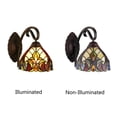 thumbnail image 4 of CHLOE Lighting ADIA Victorian-Style 1-Light Dark Bronze Finish Wall Sconce 8" Shade, 4 of 8