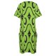 thumbnail image 5 of Vestido holgado con bolsillos de rana abstracta, elegante y chic, vestido de noche holgado de verano para mujer, verano 2025 para niñas, 5 of 7