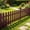 B, variant on Orangide Yard Fences High Low Style Small Mini Garden Fence Residential Decorative Border for Outdoor Landscaping Spring Summer Decor Edging