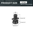 thumbnail image 2 of Uxcell M5 x 10mm Carbon Steel Phillips Pan Head Machine Screws Bolts Combine with Spring Washer and Plain Washers 10pack, 2 of 6