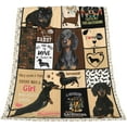 thumbnail image 5 of Dachshund Blanket Super Soft Warm Fluffy Flannel Cute Dog Throw Blanket Cozy Fuzzy Plush Lovely Bedding Blanket Gift for Boys Girls Kids Teens Adults Couch Sofa 50"x40", 5 of 6