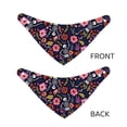 thumbnail image 6 of Goofa Dancing Skeletons Floral Garden Pattern Pet Scarf Bandana - Adjustable and Comfortable,Dog Scarf Bib Kerchief Breedfor Dogs and Cats-Small, 6 of 8