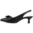 thumbnail image 2 of Journee Womens Paloma Sling Back Pointed Toe Kitten Heel Pumps, 2 of 10