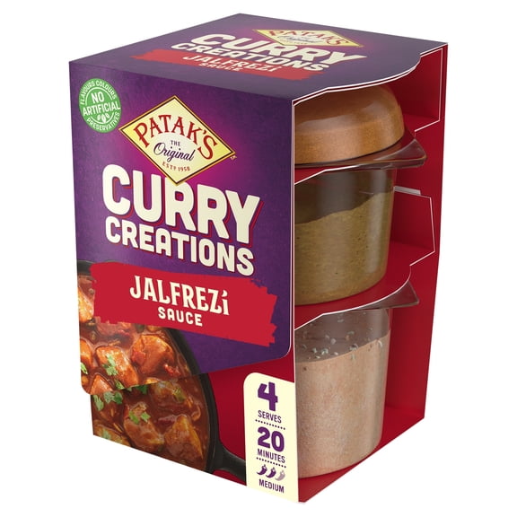 Patak's Curry Creations Jalfrezi Sauce Kit 160g, Imported from Britain